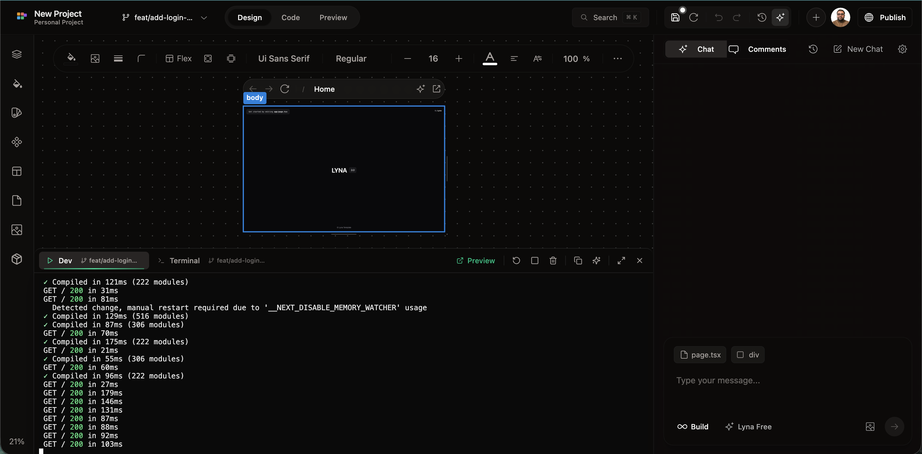 Lyna Editor Screenshot