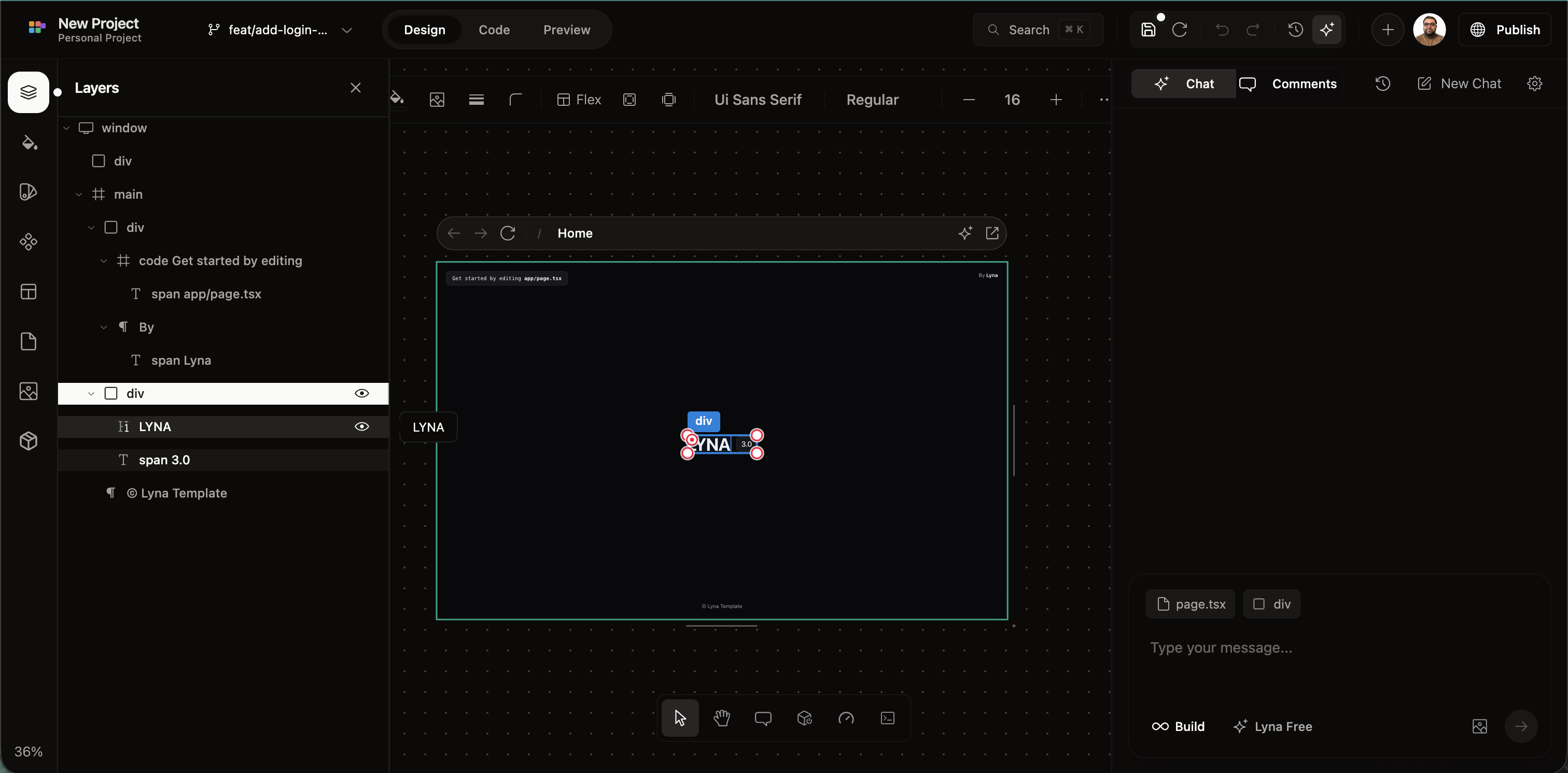 Lyna Editor Screenshot