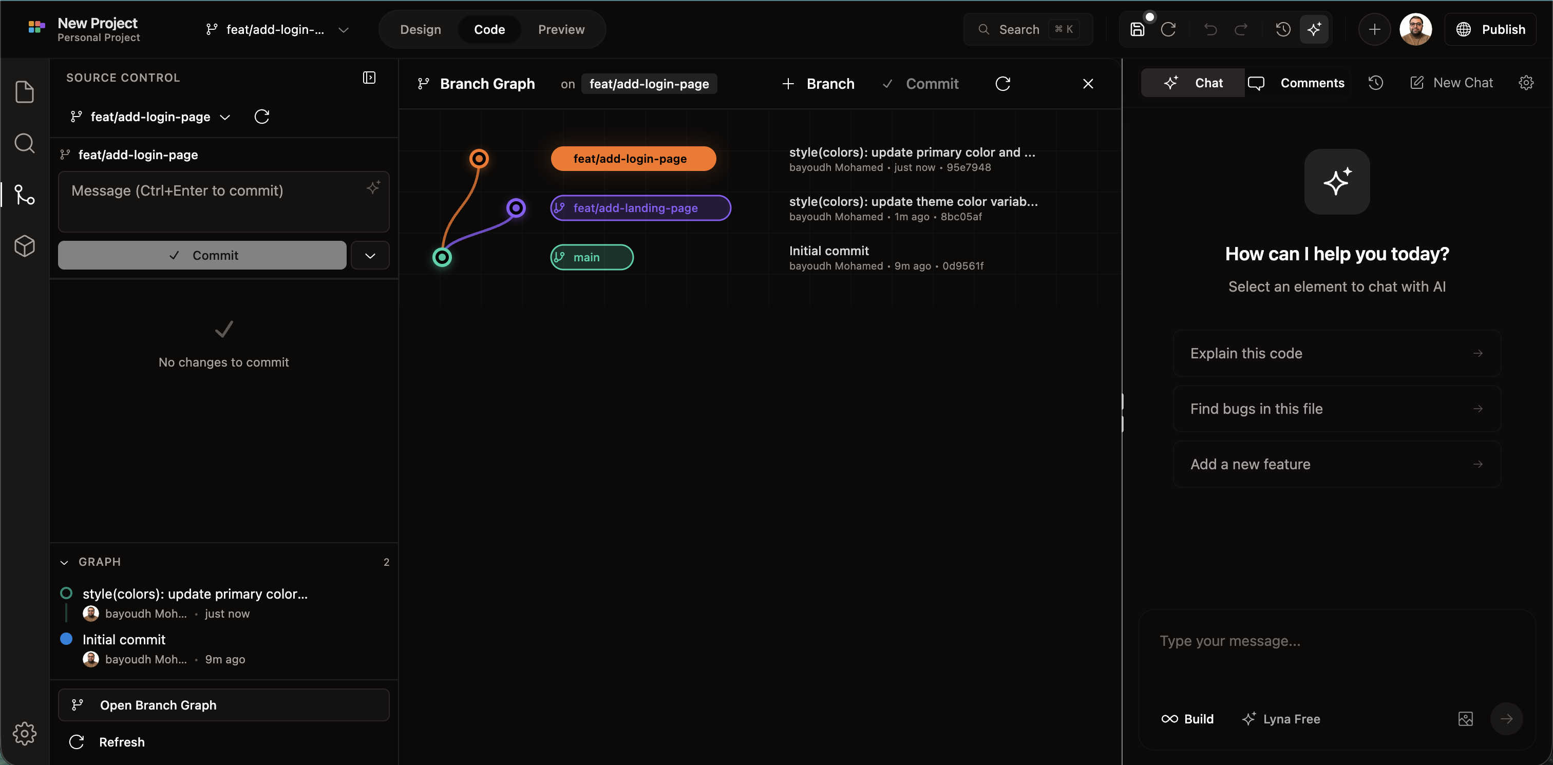 Lyna Editor Screenshot