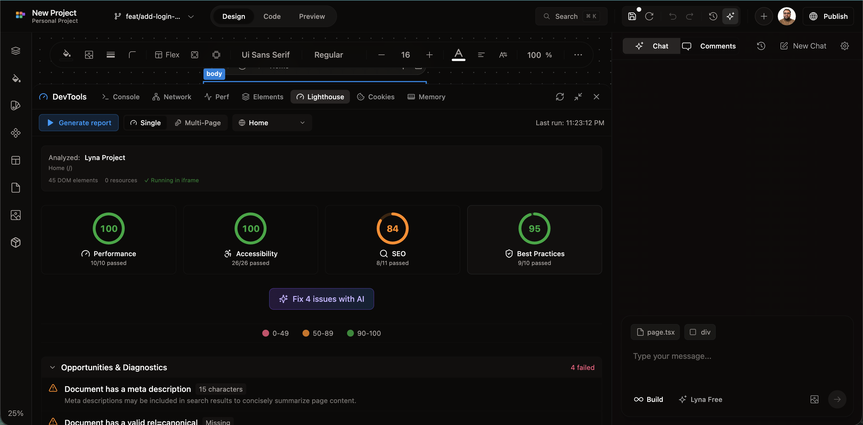 Lyna Editor Screenshot