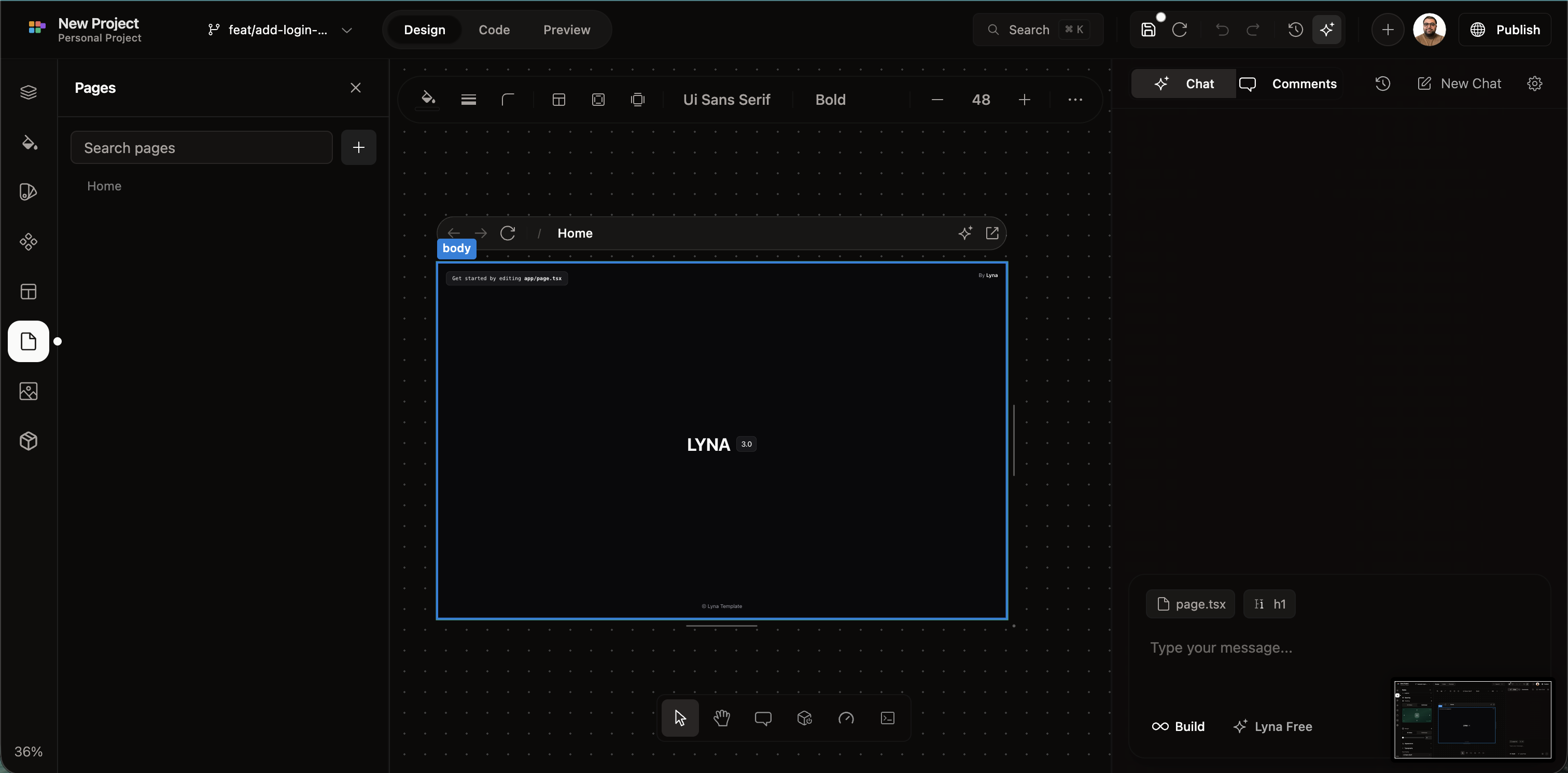Lyna Editor Screenshot