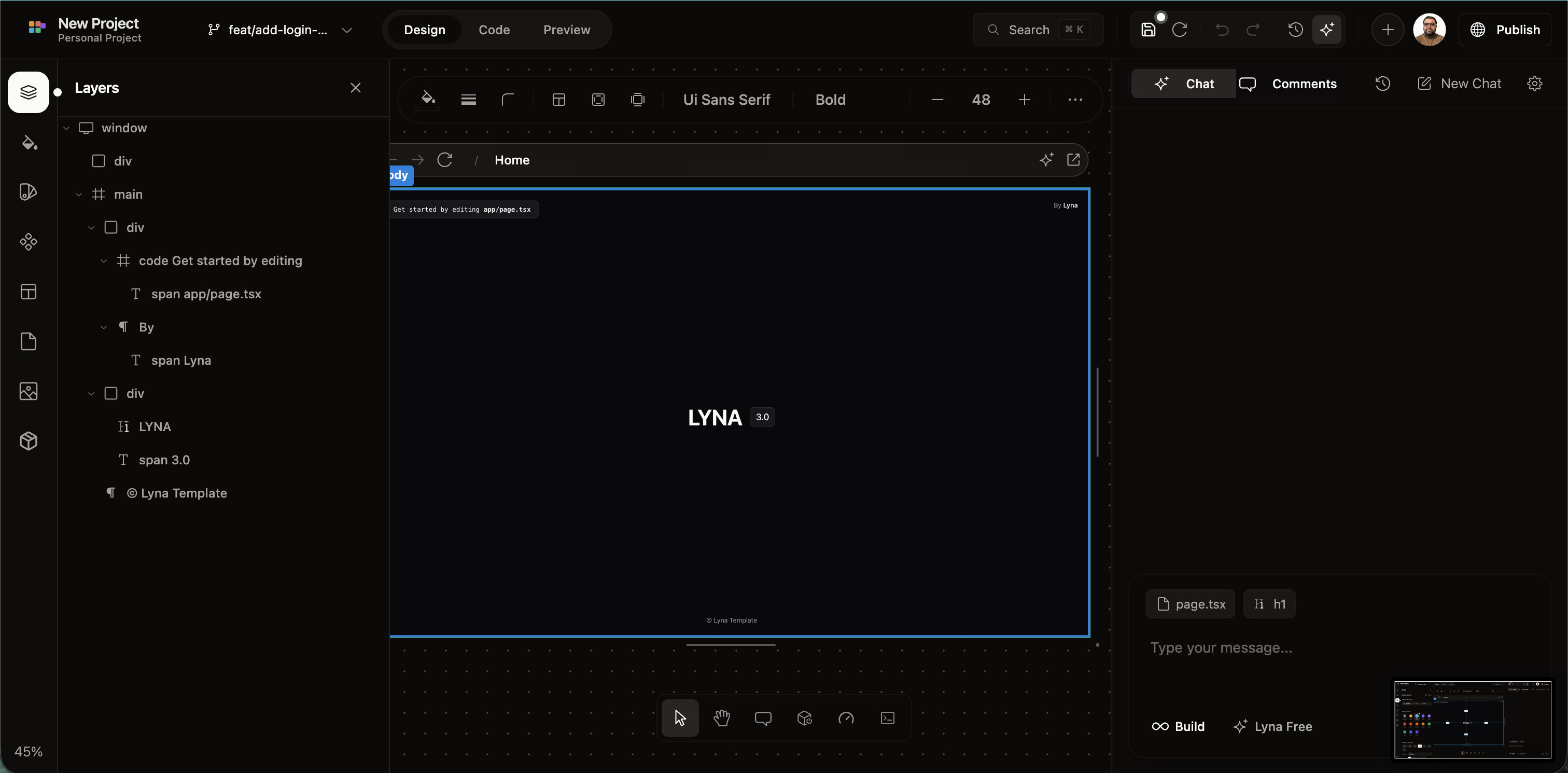 Lyna Editor Screenshot